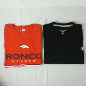 Lot 2 Mens t-shirts Apparel 2XL Champion XLT